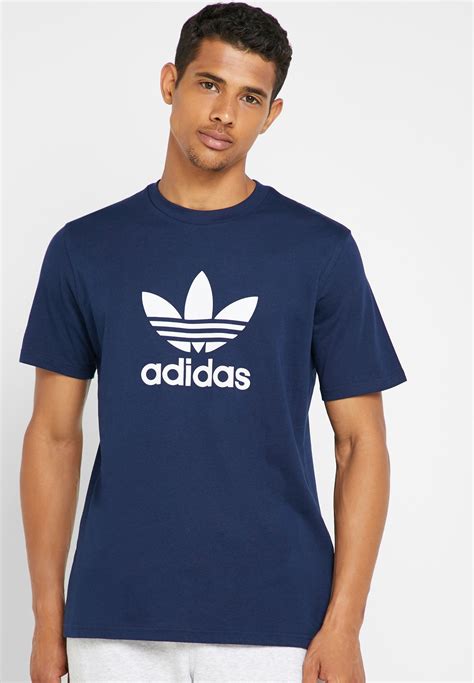 Adidas trefoil t shirt men's